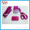 office stationery set sharpener scissor stapler staples organizer